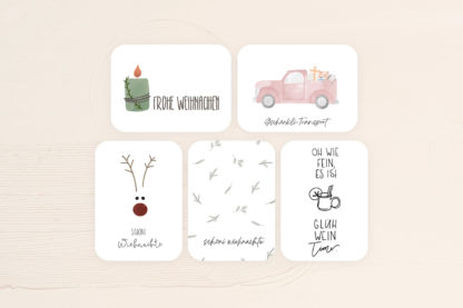 Karten Set "Weihnachten"